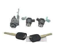 Wivplex Ensemble de serrures, interrupteur d'allumage, baril serrure porte avec clés à boutons for CRV 03-06, élément 03-11 Interrupteur d'allumage de voiture(BLACK Sub Keys)
