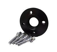 Wivplex Entretoises de Roue, for Voiture, for Peugeot, Kit 4x108 CB:65.1 106/206/307/308/2008/3008/408/406/207/208/301/1007/306 Séparateurs Entretoises de Roue de Voiture(Black 1PCS 15MM)