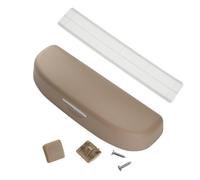 Wivplex Étui à Lunettes Porte-Lunettes de Soleil de Voiture, for Renault, Kadjar Duster Koleos, for Mitsubishi, ASX RVR for Accessoires Outlander Pajero Étuis à Lunettes(Beige)