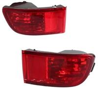 Wivplex Feux arrière, réflecteur de pare-chocs arrière, for Toyota, for Land, for Cruiser, for Prado Série 120 GRJ120 TRJ120 FJ120 2002-2009, couvercle de feu antibrouillard arrière (gauche et droite)