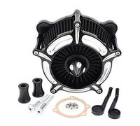 Wivplex Filtre d'admission de filtre à Air pointe Turbine, for Harley, Twin Cam EVO Touring Road King Street Glide Softail FXST Dyna FXR 1993 - 1999 Filtre à air de remplacement pour moto(E)