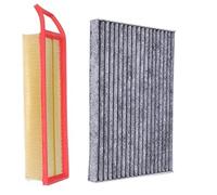 Wivplex Filtre d'habitacle 2014-2019, for C-Elysée, for Peugeot, 301 1.6VTI 2013-2019 modèle de voiture filtre Filtre à air pour voiture(BLACK 2pcs)