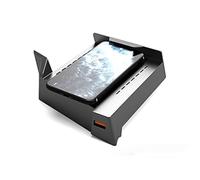 Wivplex for Cadillac, CT4 CT5 2016-2021 15W Voiture téléphone Portable QI Chargeur sans Fil Briquet modifié Panneau de Chargement Chargeur sans Fil pour Voiture(Black Ct5 2016 2017 2018)