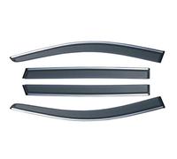 Wivplex For Focus, for MK2 C170 Sedan 2008-2011 Auvent d'aération Porte Pluie Sourcils Couverture de Fumée Déflecteur Visière Fenêtre Voiture Déflecteur solaire de porte de voiture