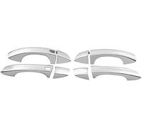 Wivplex for Golf, 7 MK7 2013-2019 Couvercle de poignée porte latérale voiture chromé Couvre-poignée de porte extérieure de voiture(Silver 2 Buttons)