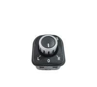 Wivplex For Jetta MK5, for Golf MK6 Rabbit, for EOS, for Passat B6 3C, for, for Seat Alhambra Chrome bouton de réglage du rétroviseur latéral électrique 5ND959565B Commutateur miroir