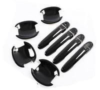 Wivplex for NISSAN, Note E12 2013-2019 Autocollants de garniture couvercle poignée porte voiture chromés Couvre-poignée de porte extérieure de voiture(BLACK Model 9)