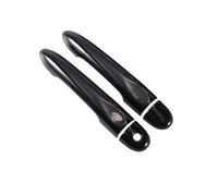 Wivplex for Renault, Clio IV Clio 4 Lutecia 2012-2019 Noir Brillant en Fiber de Carbone poignée de Porte de Voiture Couverture Accessoires de Style 2013 2014 2015 Coque de poignée de Porte(Black 1key