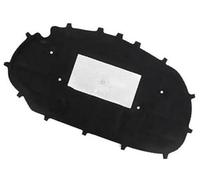 Wivplex For VW, for Golf, 6, for , GTI Capot avant Moteur Coussin d'isolation phonique Coton Couverture insonorisée Tapis thermique Bouclier thermique du moteur(Schwarz)