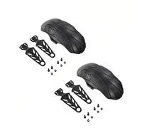 Wivplex Garde-boue universel en fibre de carbone, for VSETT 10+, for MUKUTA 10 Plus, for ZERO 10X, for KAABO Mantis, aile de garde-boue de Scooter électrique de 10 pouces Garde-boue pour scooter(2 PIE
