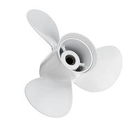 Wivplex Hélice hors-bord marine 9 7/8X14, for, accessoire à 3 pales en alliage d'aluminium 20-30HP 664-45952-00-EL Remplacement de l'hélice du bateau