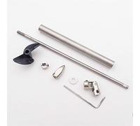 Wivplex Kit d'assemblage de Joint d'hélice PC, manchon d'arbre droit 4mm, 36mm, 3.0mm, 5mm, bateau RC, vitesse MONO Marine Remplacement de l'hélice du bateau(L35cm Coupler 5.0mm)