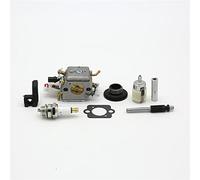Wivplex Kit d'engrenage à vis sans fin de piston pompe huile carburateur, for Husqvarna, pièces tronçonneuse 340 345 346 346XP, for Zama, C3-EL18B 503281812 Pompe à huile pour tronçonneuse