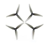 Wivplex Lot de 16 hélices à 3 pales for drone Nazgul F5 FPV, 5 pouces, avec trou montage mm Ensemble de pales d'hélice de drone(Crystal grey)