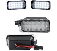 Wivplex Lot de 2 éclairages de Plaque d'immatriculation à LED, for Ford, Focus, 5D, Fiesta, Mondeo, MK4, C-Max, MK2, S-Max, Kuga, Galaxy, 6000K, Blanc Éclairage de Plaque d'immatriculation