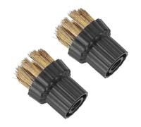 Wivplex Lot de 2 têtes brosse en laiton for nettoyeur à vapeur, pièces rechange for balai X5, outils for aspirateur, fixation, gadget Accessoires pour nettoyeurs vapeur
