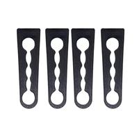 Wivplex Lot de 4 amortisseurs de bruit for voiture, for verrouillage de porte, for NISSAN, for Qashqai, J10 J11 2006-2023, accessoires de remplacement Amortisseur de voiture(4pc)