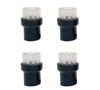 Wivplex Lot de 4 brosses nettoyage en nylon for nettoyeur vapeur SC1 SC2 CTK10 SC3 SC4 Accessoires pour nettoyeurs vapeur
