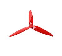 Wivplex Lot de 4 hélices à 3 pales 7 pouces for drone course FPV RC Quadcopter Ensemble de pales d'hélice de drone(Rot)