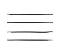 Wivplex Lot de 4 moulures vitres for Civic 2001-2019 Joint d'étanchéité pour vitres latérales de voiture(For 2016-2019)