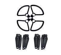 Wivplex Lot de 4 Protections d'hélice et d'accessoires for Drone DJI Spark, kit de Remplacement de pièces de Protection à dégagement Rapide for Pare-Chocs de Lame Hélice à pales(White)