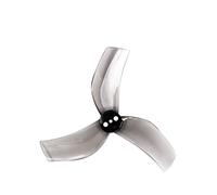 Wivplex Lot de 8 hélices à 3 pales for drones RC FPV Racing Freestyle, cure-dents Cinewhoop Duct 63 mm 2,5 pouces Ensemble de pales d'hélice de drone(Dark Grey)