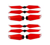 Wivplex Lot de 8 hélices à pales for drone Mavic 2 Pro/Zoom, accessoires faible bruit, pièces dégagement rapide Ensemble de pales d'hélice de drone(8Pcs red)