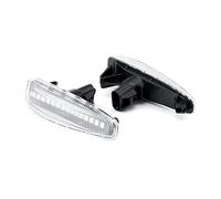 Wivplex Marqueur latéral de garde-boue dynamique, 2 pièces, clignotants, Mistuish Lancer Evolution X Outlander Sport Mirage 8351A001 Voyant de voiture(Dynamic white shell)