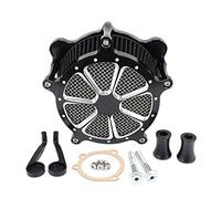 Wivplex Nettoyeur d'admission de filtre à air Venturi coupe contrastée, for Harley, Dyna Softail Touring Road King Glide Fat Boy Twin Cam EVO 1993-1999 Filtre à air de remplacement pour moto(E)