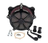 Wivplex Nettoyeur d'admission de filtre à air Venturi coupe contrastée, for Harley, Dyna Softail Touring Road King Glide Fat Boy Twin Cam EVO 1993-1999 Filtre à air de remplacement pour moto(C)