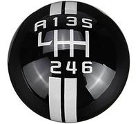 Wivplex Pommeau de levier vitesse universel à 6 vitesses for voiture, compatible avec VW, Golf, Ford, Mustang Pommeau de levier de vitesse pour voiture