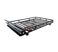 Wivplex Porte-Bagages de Toit en métal avec Barre de 36 projecteurs 1/10 RC Car Trx4, for RC4WD, Cherokee Wrangler, for Axial, Scx10 Galerie de Toit pour Voiture Jouet(Without Light)