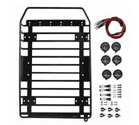 Wivplex Porte-Bagages de Toit en métal for Voiture RC 1/10, for Traxxas, Trx4 RC4WD Galerie de Toit pour Voiture Jouet(B)