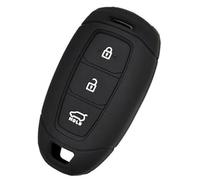 Wivplex Porte-clés de Voiture à 3 Boutons, for Hyundai, Azera I30 Ix35 Solaris Grandeur Ig 2017 - 2021, Coque de télécommande en Silicone Housse de clé de Voiture