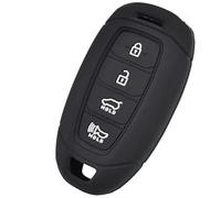 Wivplex Porte-clés de Voiture à 4 Boutons, for Hyundai, Grandeur IG Azera 2016 2017, Coque de Protection en Caoutchouc for télécommande sans clé en Silicone Housse de clé de Voiture