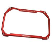 Wivplex Protecteur d'écran Cadre de compteur de moto Protection antivol TFT, for R1250GS R 1250 GS, for ADVENTURE ADV 2021 2022 Protection d'écran pour moto(BLACK ADVENTURE RD)