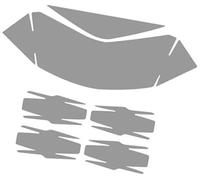 Wivplex Protecteur d'écran, for Triumph, Tiger 900 GT Tiger 900 RALLY PRO 2020 2021 écran de cluster de rayures de moto Protection d'écran pour moto(BLACK 2 Light black)