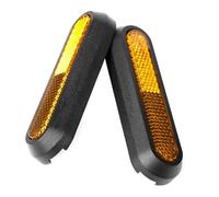 Wivplex Réflecteur de Couverture, for Ninebot, F40D F40E KickScooter Scooter électrique Roue arrière Gauche Droite Coque réfléchissante Ensemble de Bandes réfléchissantes