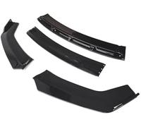 Wivplex Séparateur de Pare-Chocs Avant for Audi A5 2008-2016, Plaque Protection en Carbone Noir, kit carrosserie Pelle à Menton (Noir Mat Pur) Séparateur de Spoilers(Black Pure Gloss Black)