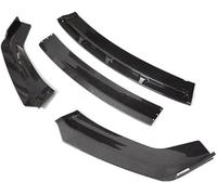 Wivplex Séparateur de Pare-Chocs Avant for Audi A5 2008-2016, Plaque Protection en Carbone Noir, kit carrosserie Pelle à Menton (Noir Mat Pur) Séparateur de Spoilers(Black Pure Carbon Surface)