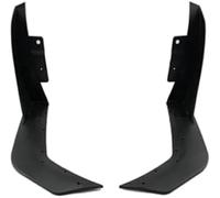 Wivplex Séparateur, for MP Concepts, for Mustang, Style GT500 Pare-Chocs Avant Lèvre de Pare-Chocs latéral Diffuseur Spoiler (Lèvre Aspect Carbone) Séparateur de Spoilers(Black Corner Matte Black)