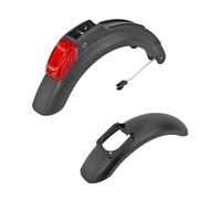 Wivplex Splash de Pneu de Pneu de Garde-Boue arrière de Scooter électrique avec feu arrière, for Accessoire de Garde-Boue Avant de Roue de Planche à roulettes Kugoo S1 S2 S3 Cache-Roue(1set)