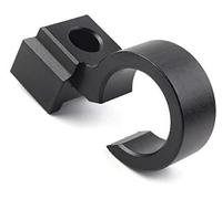 Wivplex Support de guide de ligne de collier de serrage de câble de flexible de frein avant de moto noir, for DRZ400SM 2005-2022, RMX450Z 2010-2011 en aluminium Collier de serrage pour flexible de fre