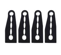 Wivplex Tampon de verrouillage de porte de voiture, for Ford, for Fiesta, Fusion, for Mondeo, cliquetis STOP Insonorisation Grincements Joint sourd Amortisseur de bruit Amortisseur de voiture