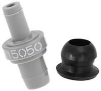 Wivplex Valve Pcv de Ventilation carter 12204-15050 90480-18001 045-0307 Fv385, pour Kia, pour Sephia 1.8L 2000-2001 Soupape de ventilation du carter(BLACK 10 Set)