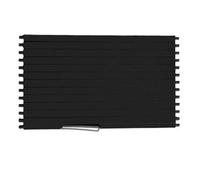 Wivplex Volet roulant intérieur for console centrale arrière, for BMW, X5 X6 E70 E71 E72, garniture de couvercle for porte-gobelet d'eau Couverture de store enrouleur