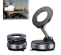 WIWIDANG Snanlen 360°Magnetic Suction Phone Mount - The Ultimate Hands-Free Holder, Dreiachsig Verstellbare Faltbare Handyhalterung fürs Auto, Passend für Alle Smartphones (Noir)