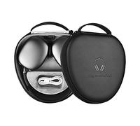 WIWU Coque pour AirPods Max avec Mode Veille, étui Intelligent amélioré pour écouteurs, étui de Transport de Voyage Ultra Fin avec Maintien de la Puissance, Sac de Rangement Rigide (Noir)