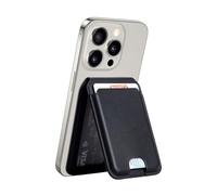 WiWU MW-003 Portefeuille magnétique 2 en 1 avec Forte adsorption magnétique avec Support de téléphone et Portefeuille pour Cartes, Noir