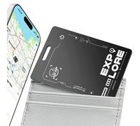wiwu Tracker Bluetooth AirCard pour iPhone et iPad Format Carte Noir Noir